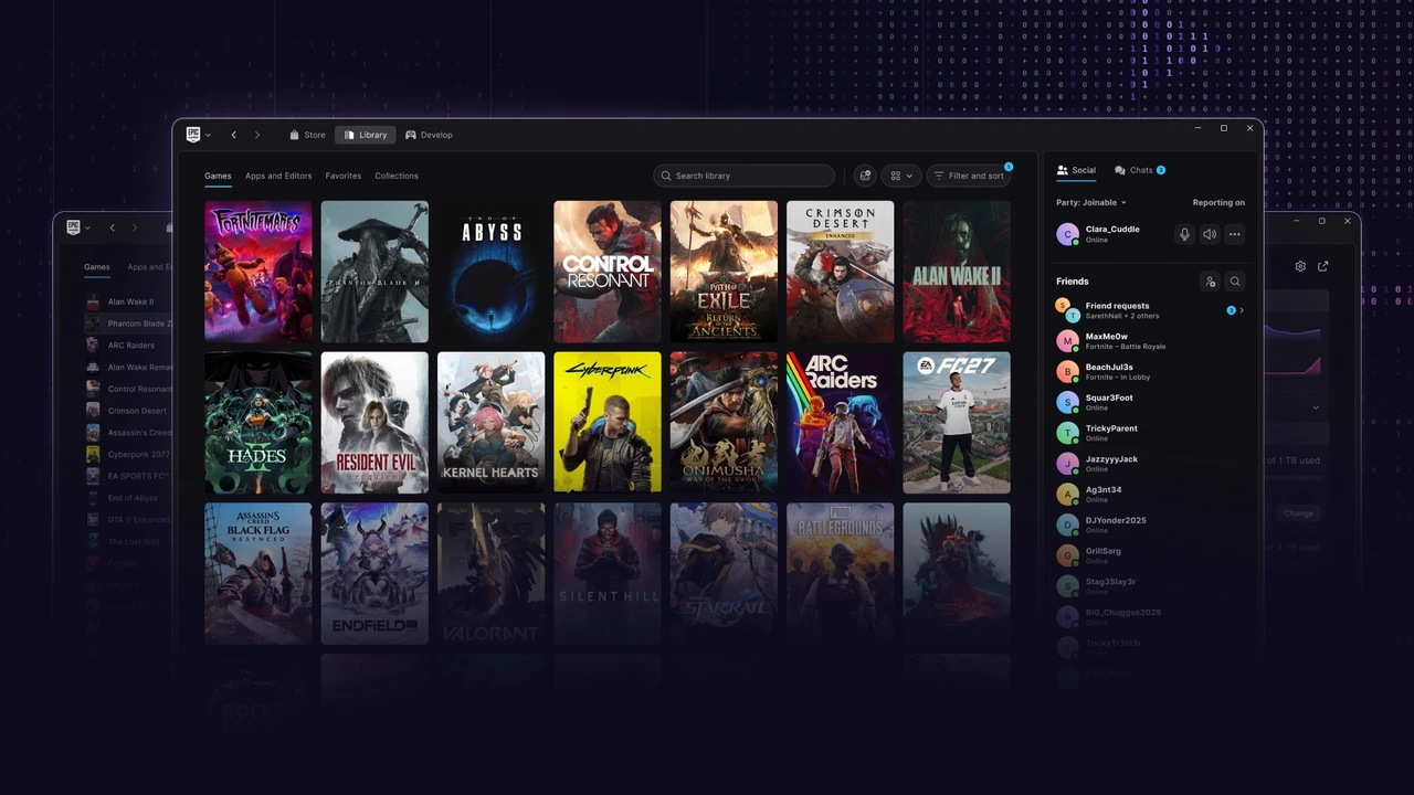 Epic Games rediseña su Launcher con Vibe Coding y agentes de IA con soporte para Linux
